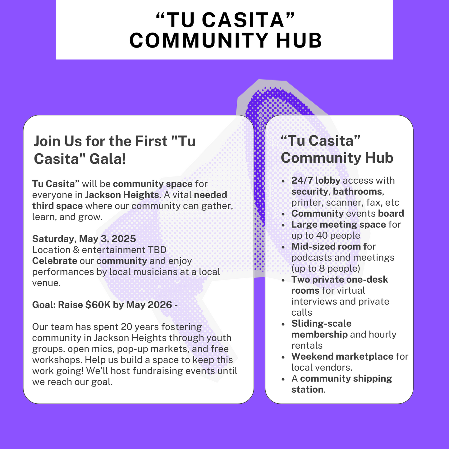 May 3rd "Tu Casita" Ticket