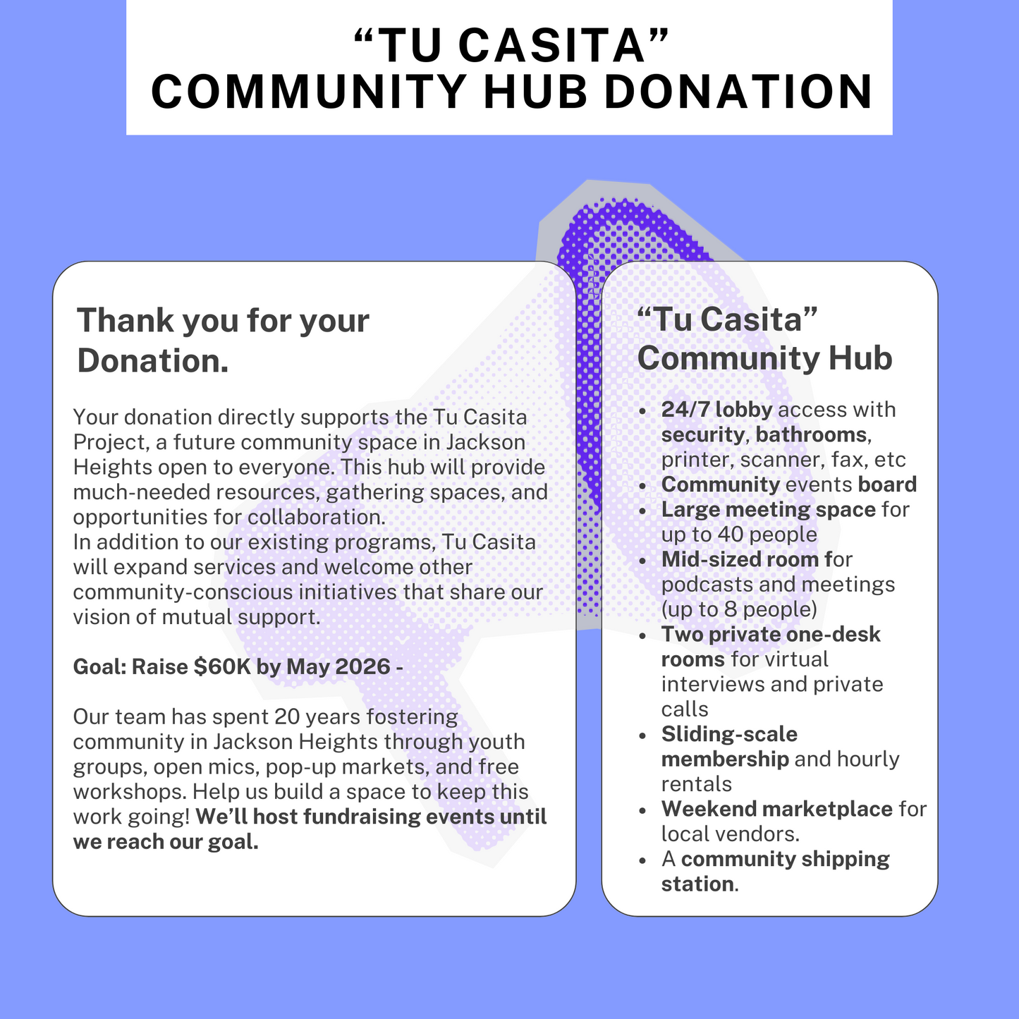 Support the Future of Tu Casita – A Community Space in Jackson Heights